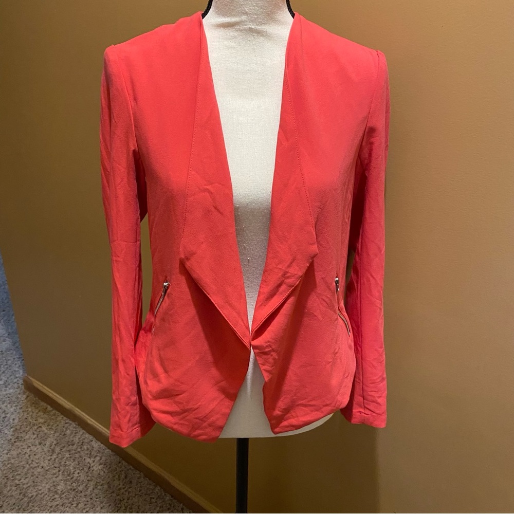 Women's Coral Open-Front Blazer Jacket